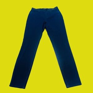 Lafayette 148 Pull-On Jegging Jeans Dark Blue Size P